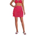 thumbnail image 2 of Liacowi Women Knitted Bikini Cover Ups Summer Crochet Cutout Drawstrings Slit Sarong Skirt for Beach Swimwear, 2 of 6