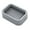 Dark Gray, variant on AQITTI Home Textile Soap Dish With Drain Bar Soap Holder for Shower Bathroom Toilet Soap Box Home Decoration Suitable for Living Room and Bedroom