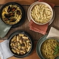 thumbnail image 2 of Gibson Elite Deerfield 16-Piece Stoneware Dinnerware Set – Stackable Plates and Bowls, Reactive Glaze Finish, Service for 4 - Soft Gray, 2 of 18