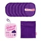 thumbnail image 1 of Makeup Eraser, 7-Day Set, Erase All Makeup with Just Water, Including Waterproof Mascara, Eyeliner, Foundation, Lipstick, and More, Queen Purple, 7 CT., 1 of 7