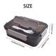 thumbnail image 4 of Lunch 1500Ml Bento Box, with 3 Compartments & Cutlery Set,Microwave, 4 of 5