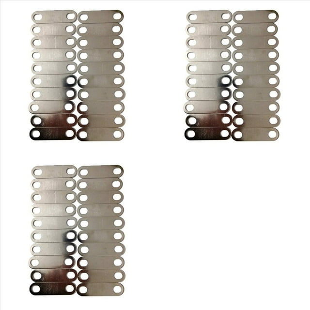 60 Piezas de Postes de Conector de Barras Colectoras LTO, Correas, Clips, Orificio Central de 65 mm, Orificio Ovalado para Celda de Titanato de Litio Yinlong 66160