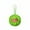 A, variant on chaungfeng Long Furry Christmas Ball Ornament, Green Imitation Fur Pendant with Christmas Decor, for Tree Decor, Party Dispaly, 2.3x5.9 Inches