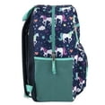 thumbnail image 4 of 17 Inch Plush Prancing Unicorns Backpack with Plush Applique for Travel, Camping and Commuting, 4 of 9