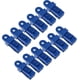 thumbnail image 1 of 12 Pack Tarp Clips - Tent Awning Secures Sliding Clamp, Strong Locking Handle, Apply Outdoors/Camping/Pools (Blue), 1 of 4