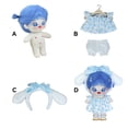 thumbnail image 2 of Vogacara Conjunto de muñecos bonitos de 20cm, figuras de peluche de dibujos animados de simulación, diadema, vestido, muñeco de juguete de Muñecas y casas de muñecas, 2 of 6