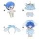 thumbnail image 2 of Vogacara Conjunto de muñecos bonitos de 20cm, figuras de peluche de dibujos animados de simulación, diadema, vestido, muñeco de juguete de Muñecas y casas de muñecas, 2 of 6