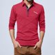 thumbnail image 1 of pstuiky camisa de manga larga para hombre, Camisa informal holgada de manga larga con solapa y botones a rayas para hombre top de hombre xxxxl, 1 of 6