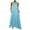 Sky Blue, variant on MIANHT Dresses for Women, Plus Size Dresses, Women Plus Size Print Daily Casual Sleeveless Vintage Bohemian V Neck Maxi Dress