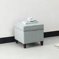 thumbnail image 2 of Homebeez Upholstered Tufted Storage Ottoman Footstool,Storage Cube Seat Foot Rest Stool, 2 of 5