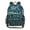 Dragonfly Teal, variant on Large Clear PVC Backpack Heavy Duty See Through Backpack for Adults Work Travel, Dragonfly Teal Printed 12L