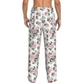 thumbnail image 7 of Salouo Rose Flowers Print Pajama Pants for Men, Lounge Pants Elastic Waistband Casual Men's sleepwear Loungewear Sleep Pajama Pant -Large, 7 of 7