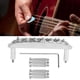 thumbnail image 3 of Puente de guitarra con sillín roscado de repuesto para guitarras Mustang Jag J Master (plateado), 3 of 14