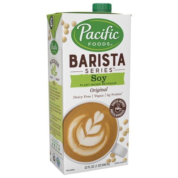 Pacific Barista Series Original Soy Beverage, 32 Ounce