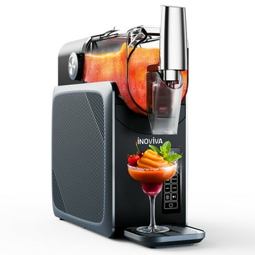Slushie Machine, No Ice Needed, INOVIVA 72 oz Frozen Drink Maker for Home with Self-Cleaning, 5 Preset Programs, Frozen Margaritas, Frappés, Milkshake, and More