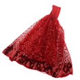thumbnail image 1 of Vestido de novia de muñeca Elegante vestido de princesa con tubo de boda para muñecas de 30 cm. Magideal Vestido de novia de muñeca, 1 of 7