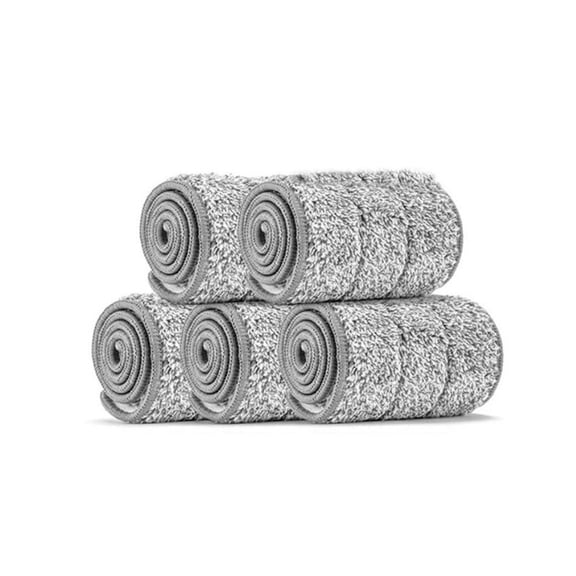 Naiovety 5 piezas de mopas, cabezal de repuesto para limpieza de suelo, autoadhesivo, autoescurrido, trapo de absorbente de agua, Type3 NO3