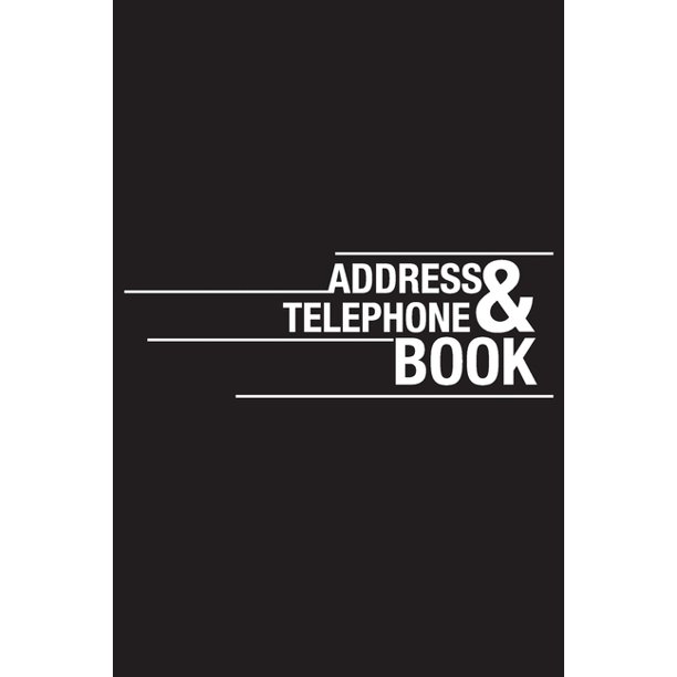 Telephone & Address Book Perfect for Keeping Track of Addresses
