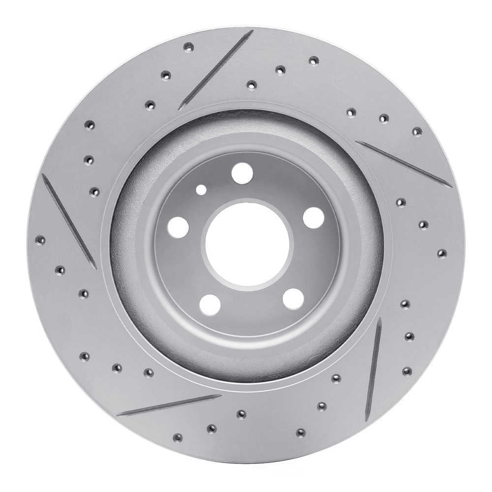 Dynamic Friction Company 830-27052R DFC Geoperformance Rotor - Drilled and Slotted
