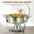 thumbnail image 3 of EIMELI 4 Pcs Chauffe-Aliments Support de Carburant Anti-Frottement Buffet Mèche de Réchaud Canettes Plat, 3 of 7