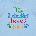 thumbnail image 4 of Inktastic My Godmother Loves Me Boys or Girls Baby T-Shirt, 4 of 5