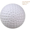 PurewH 12 Pack White Practice Golf Balls Plastic,42mm Hollow Plastic Golf Training Balls Limited