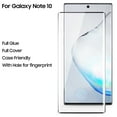 thumbnail image 3 of Tempered Glass For Galaxy Note 10 Screen Protector, 9H Tempered Glass, Ultrasonic Fingerprint Compatible,3D Curved, HD Clear for Samsung Galaxy Note10 Glass Screen Protector - (4-Pack), 3 of 3