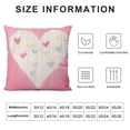 thumbnail image 5 of QZHH  Pink Love Valentines Day Pillow Covers Love Heart Valentines Day Throw Pillows Decorative Cushion Cases Valentine Decorations, 5 of 5