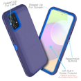 thumbnail image 4 of for Samsung Galaxy A72 5G Phone Case Dual Layer Full-Body Rugged Clear Back Case Drop Resistant Shockproof Case with Built In Screen Protector, 4 of 4
