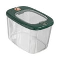thumbnail image 2 of lionlar Rice Storage Container Large Capacity Versatile Kitchen Organizer for Dried Rice L Dark Green, 2 of 9