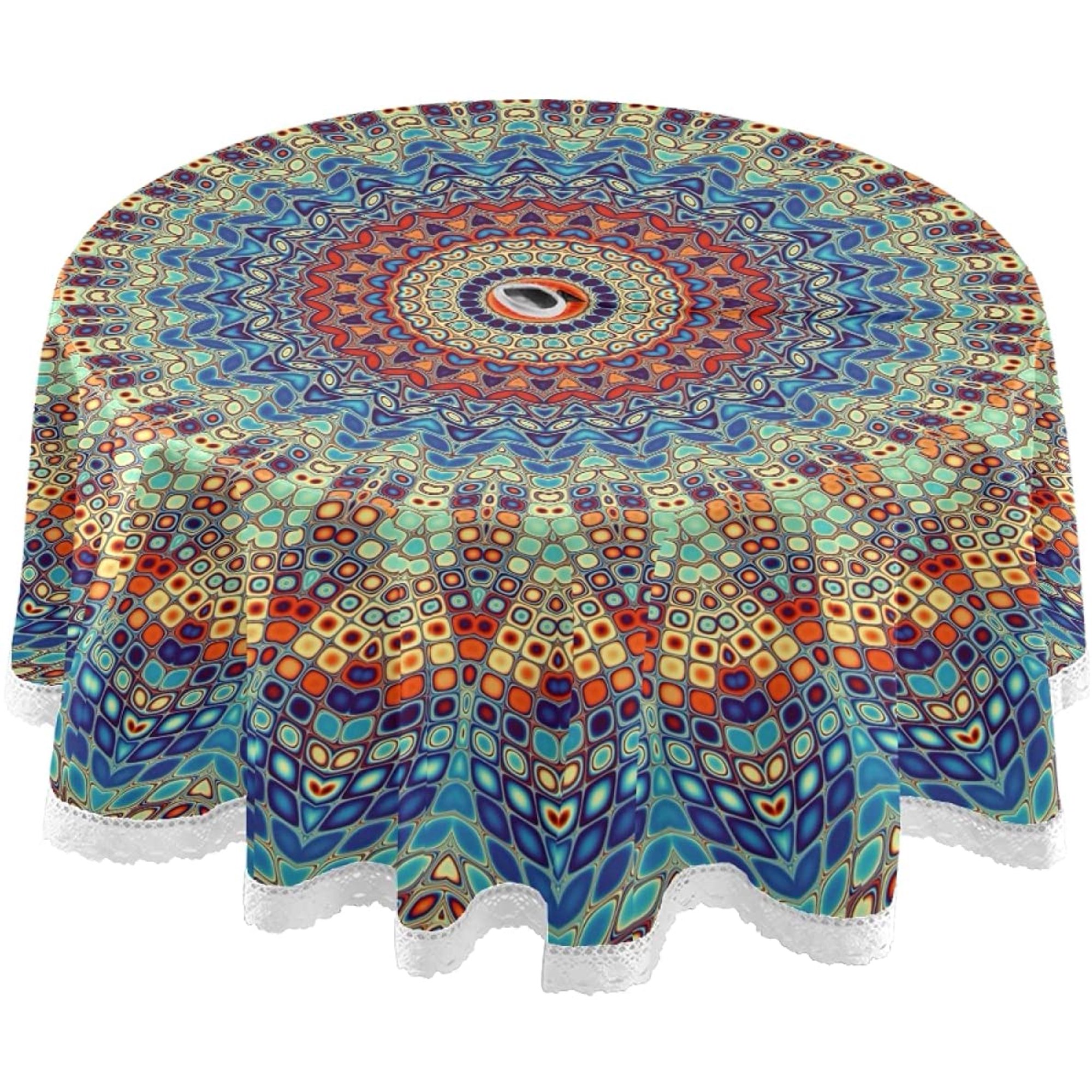 How To Make A Large Round Tablecloth From Scratch