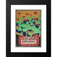 thumbnail image 2 of Kazimierz Brzozowski 11x14 Black Modern Framed Museum Art Print Titled - Exhibition and Fair of Domestic Products in Zakopane (1905), 2 of 5