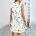 thumbnail image 5 of GNFQXSS Women's Printed Strap Mini Dress Pull On Comfortable Weekend Wear Gradient Pattern Soft Flowy Lightweight Design Beige XL, 5 of 7