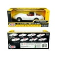 thumbnail image 3 of 1979 Chevrolet Corvette C3 White with Black Top and Red Interior "History of Corvette" Series 1/24 Diecast Model Car by Motormax, 3 of 3