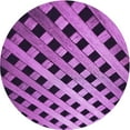 thumbnail image 1 of Ahgly Company Machine Washable Indoor Round Transitional Heliotrope Purple Area Rugs, 6' Round, 1 of 7