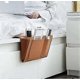 thumbnail image 1 of Bedside Organizer, Bed Hanging Storage Bag, Felt Bedside Pocket, Bed Organizer, for Glasses, Magazine, Phone, Remote, Book (Brown), 1 of 1
