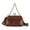 Brown, variant on Yucurem Vintage PU Leather Clutch Purses for Women,  Kiss Lock Purses and Handbags, Top Handle Evening Handbag (Black)