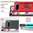 thumbnail image 3 of Casetego for Google Pixel 8 Pro Case (2023), Heavy Duty Shockproof Full Body Rugged Hard PC+Soft Silicone Drop Protective Phone Cover,Red, 3 of 8