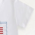 thumbnail image 4 of Sgkm Infant Boys Outfits Trendy Toddler Boy 4th of July Outfit Set with Truck Embroidery Casual Playwear, 4 of 9