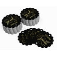 thumbnail image 3 of Inkdotpot 100 Pack Let Love Sparkle Wedding Favor Paper Tags Craft Real Gold Foil Hang Tags, 3 of 7