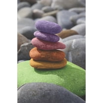 Achtsamkeitstagebuch: Notiere und plane deine täglichen Meditationen ♦ Sammle und fokussiere deine Gedanken ♦ Finde innere Ruhe und Gelassenheit ♦ 6x9 Format ♦ Motiv: Bunte Ste