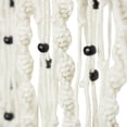 thumbnail image 4 of DecMode Cream Cotton Handmade Intricately Weaved Macrame Wall Decor with Beaded Fringe Tassels (3 Count), 4 of 14