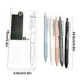 thumbnail image 3 of HengDidi 5-Piece ST Tip Fine Point Push-Action Pens Quick-Dry Ink Replaceable Refills for Office Marking & Note Organization (Multiple Colors), 3 of 6