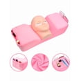thumbnail image 4 of Cojín Almohada Xtellar rosa Spa Extensiones De Pestañas 1x1 Maquillaje, 4 of 4