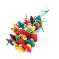 thumbnail image 6 of Riousery Multicolored Natural Wooden Blocks Parakeet Chewing Toy for Macaws Pet Birds Thin String - 6.69 inches / 17 cm, 6 of 9