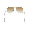 thumbnail image 3 of Ray-Ban Men's Aviator RB3025-019/Z2-58 Silver Sunglasses, 3 of 3