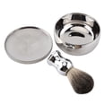 thumbnail image 3 of Bol à Brosse, Tasse de Rasage en Matériau de Haute Qualité Durable Pratique en Alliage pour Homme Rasage Humide, 3 of 8