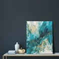 thumbnail image 5 of Rateoe Abstract Ocean Currents Pattern Decorative Picture – Unique Modern Wall Art, Ready-to-Hang Canvas Print for Home (Vertical), 5 of 6