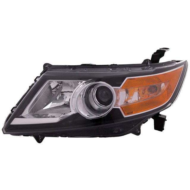 HEADLIGHTSDEPOT Headlight Halogen Left Driver CAPA Certified Compatible With Honda Odyssey 14-17