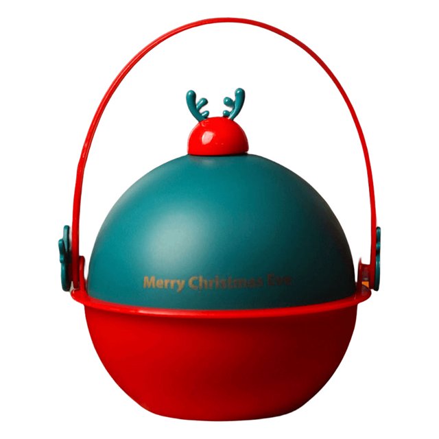 Contenedor de dulces navideños, cubo divertido para golosinas, cubos de golosinas, decoración del hogar de Navidad